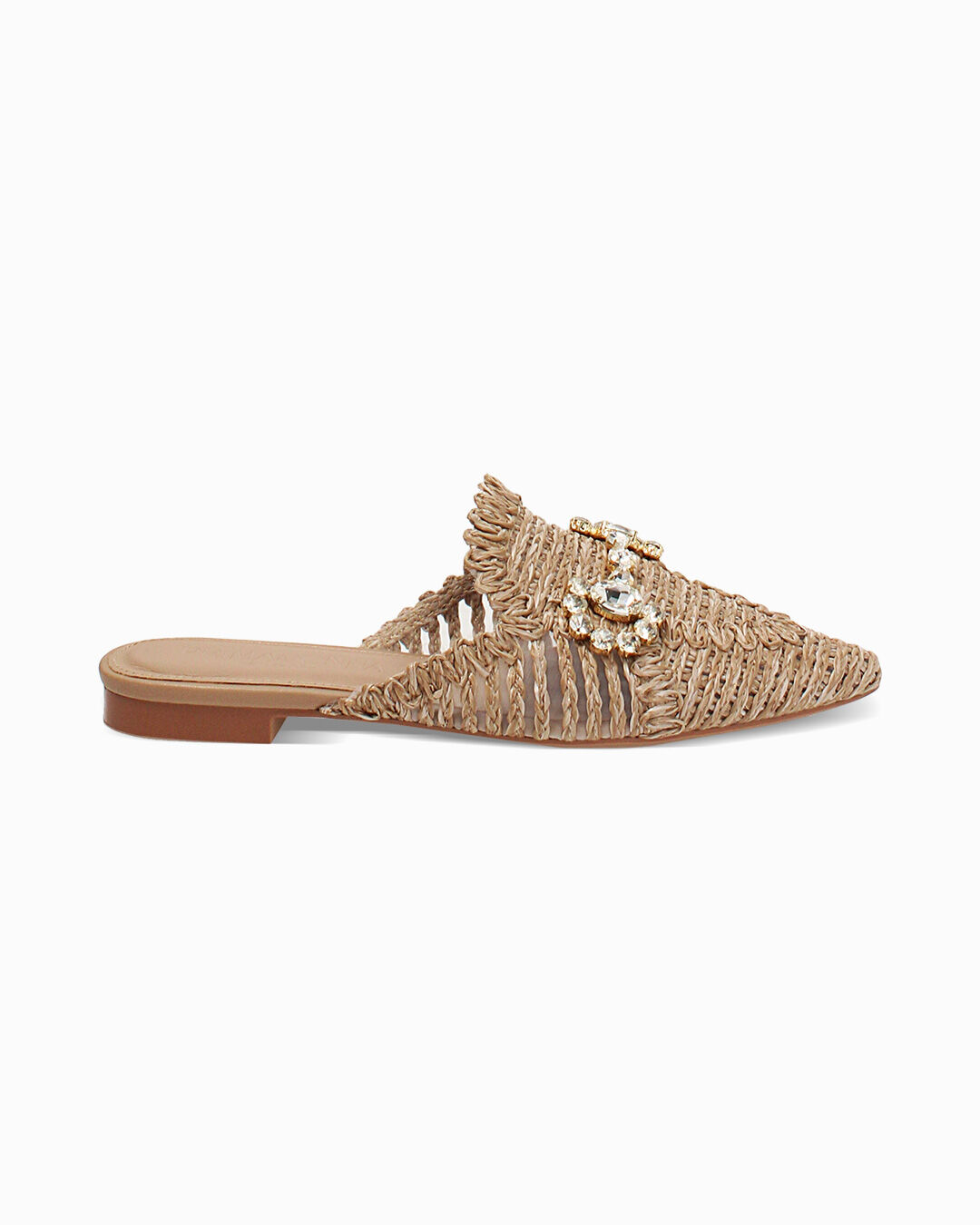 Sabot taupe con design raffinato