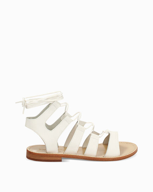ZAPATOS FLAT CUERO BIAN, WHITE