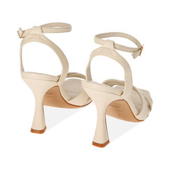 Sandali panna, tacco 9,5 cm, Primadonna, 212101906EPPANN036, 003 preview