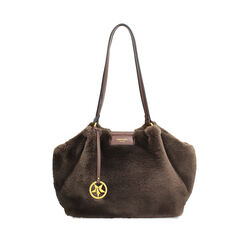 Sac porté épaule brun foncé, Primadonna, 265700563FUMOROUNI, 001a