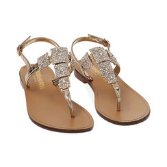 Sandali infradito oro gioiello, Primadonna, 214916801LMOROG038, 002 preview