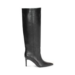 Stivali neri con tacco di 8,2 cm per uno stile audace, Primadonna, 264966601EPNERO036, 001 preview