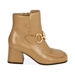 Ankle boots beige, tacco 6,5 cm , Primadonna, 20L440033EPBEIG035, 001 preview