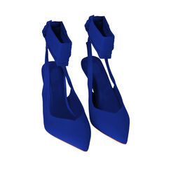 ZAPATOS CHANEL LYCRA BLUE, 212111316LYBLUE036, 002a