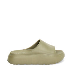Sandalias de playa mujer militares en PVC, Primadonna, 254740613PVMILI036, 001a