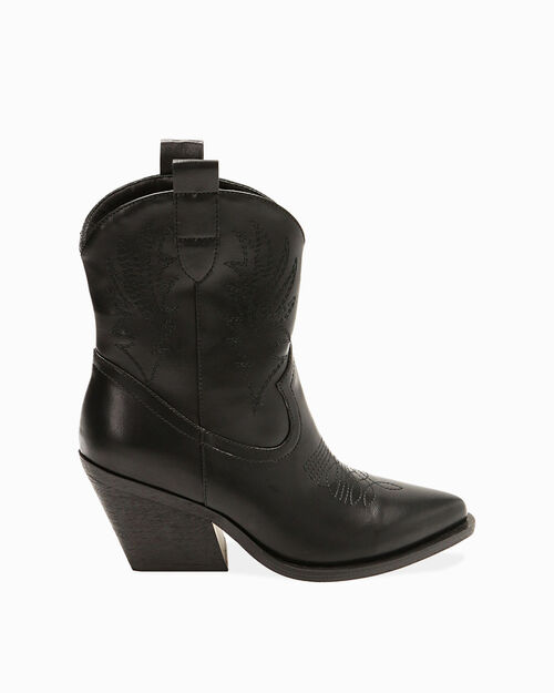 BOOTS RAIN DEMI-BOOT TEXAN SYNTHETIC NER, BLACK