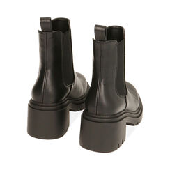 Chelsea boots neri, tacco 5,5 cm , Primadonna, 200638206EPNERO035, 003 preview