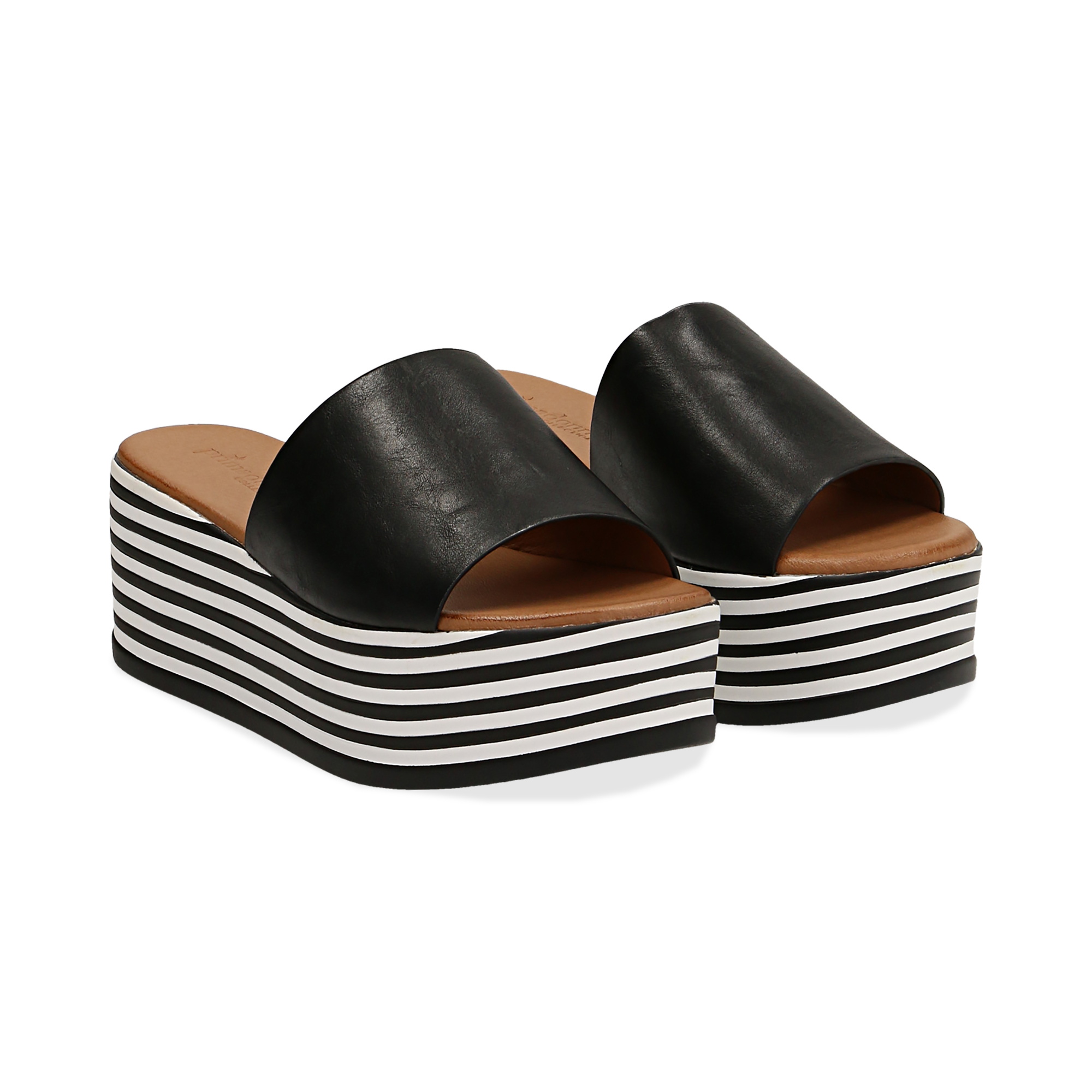 nero giardini sandali cuoio