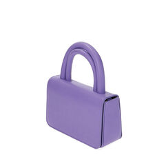 Mini bag a mano lilla, Primadonna, 215124461EPLILLUNI, 002a