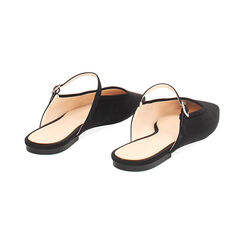 Sabot donna neri in tessuto, Primadonna, 25N146006LYNERO036, 004 preview