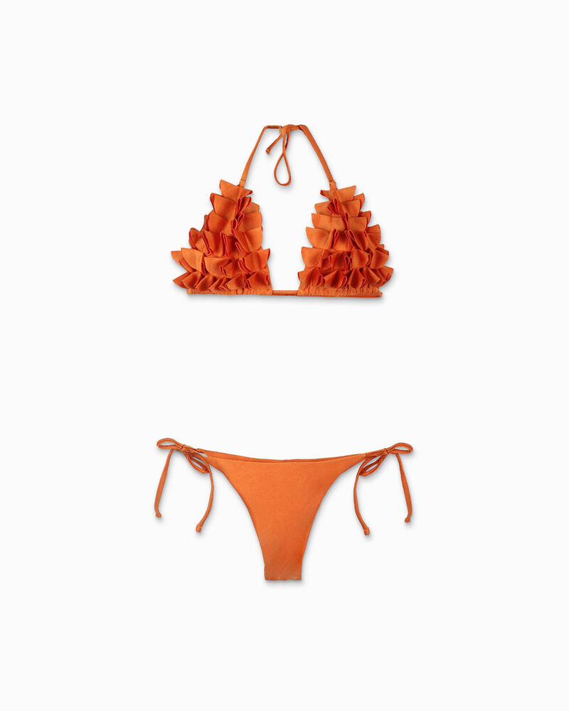 Bikini da donna arancio a triangolo image number null