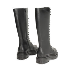 Anfibios negros con suela de goma y tacón de 5 cm, Primadonna, 260624911EPNERO037, 004 preview