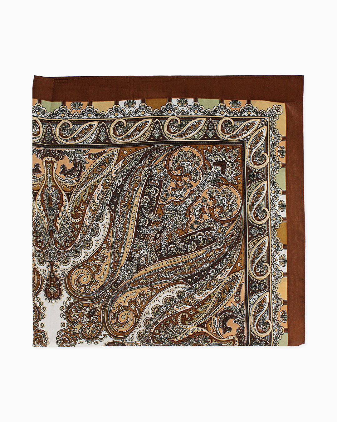 Foulard multicolor cognac elegante