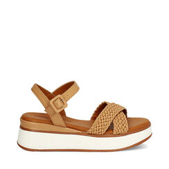 Cuñas mujer camel entrelazadas, Primadonna, 254991701EICAME035, 001a
