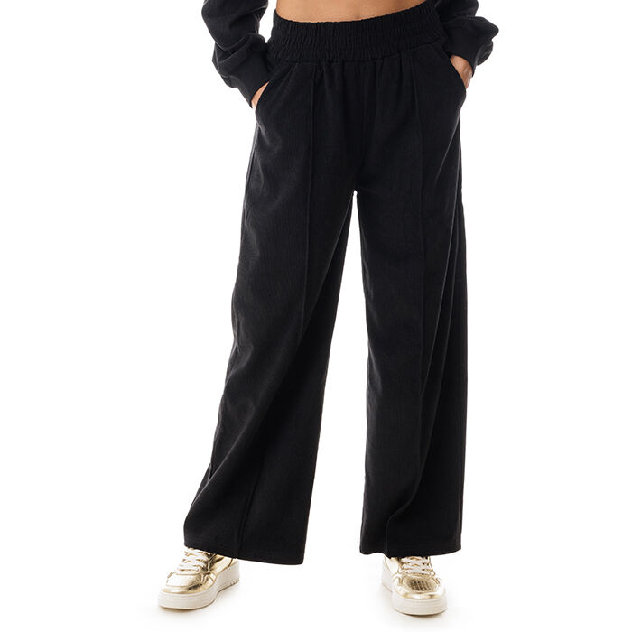 Pantalon noir en velours côtelé, Primadonna, 20C910102VLNEROM