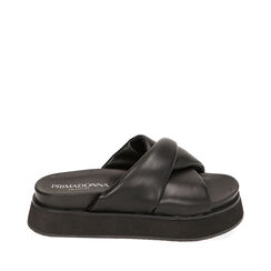WOMEN SHOES WEDGE SYNTHETIC NERO, Primadonna, 210921101EPNERO036, 001a