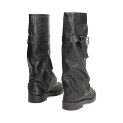 Biker nero con gambale sceso, Primadonna, 260624109EPNERO037, 004 preview
