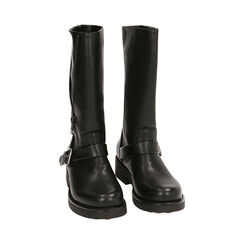 Bikers neri con gambale alto , Primadonna, 202884112EPNERO035, 002 preview
