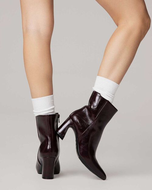 BOTAS DE LLUVIA BOTAS CA&Ntilde;A CORTA SINTETI, BURGUNDY