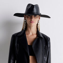 ACCESSORIES HAT FABRIC NERO, Primadonna, 22B405280TSNEROUNI, 001a