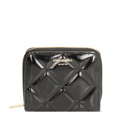 Portefeuille noir brillant avec détails raffinés, Primadonna, 265102407EUNEROUNI, 001a