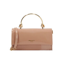 Mini bag nude con tracolla removibile, Borse, 275126713VENUDEUNI, 001 preview