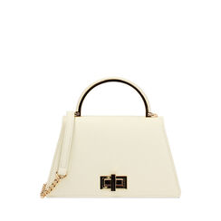 Mini bolsa mujer color crema, Primadonna, 255126021EPPANNUNI, 001a