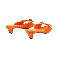Mules open toe femme orange en satin, Primadonna, 254927801RSARAN035, 004 preview