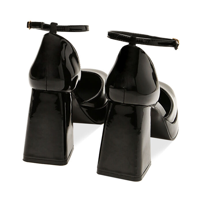 décolleté nere vernice