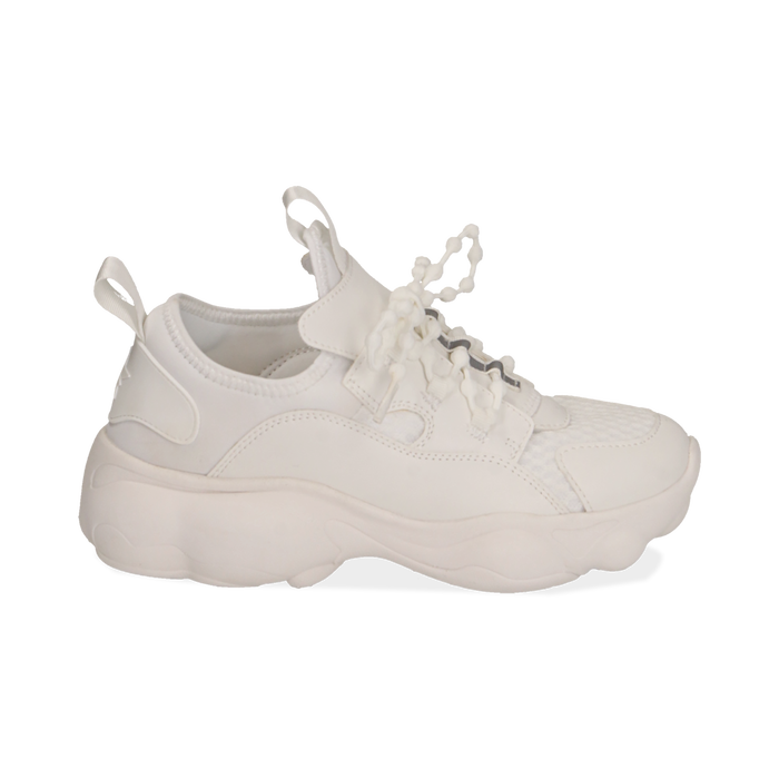 Dad Shoes Blanche En Simili Cuir Primadonna Collection