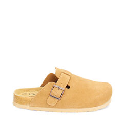 Sabot cognac in camoscio, Primadonna, 23R300044CMCOGN035, 001a