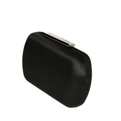 BAG CLUTCH RASO NERO, Primadonna, 215109386RSNEROUNI, 002a