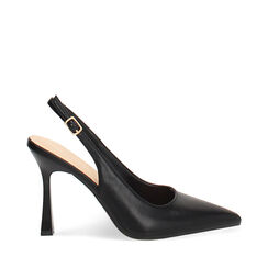 CALZATURA DECO. SLINGBACK SINTETICO NERO, Chaussures, 274934237EPNERO035, 001a