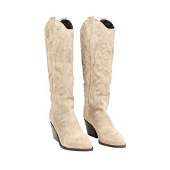 Bota tejana taupe, Primadonna, 24B800501MFTAUP035, 002a