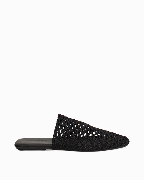 Sabot neri eleganti da donna, BLACK