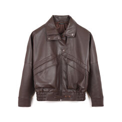 Blouson en brun foncé avec détails élégants, Primadonna, 266541206EPMOROM, 001a