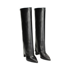 Cuissardes noires avec talon de 9,5 cm, Primadonna, 262101220EPNERO035, 003 preview