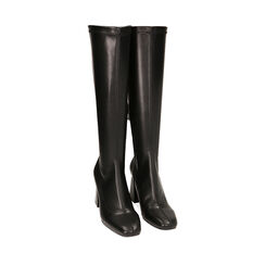 Stivali neri, tacco 7,5 cm, Primadonna, 224859813EPNERO040, 002a