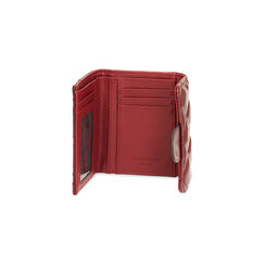 Portefeuille bordeaux en matériau brillant, Primadonna, 265702429EUBORDUNI, 004 preview