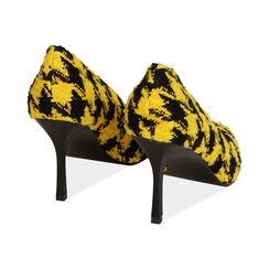 Décolleté nero/giallo pied-de-poule, Special Price, 182162811TSNEGI037, 004 preview