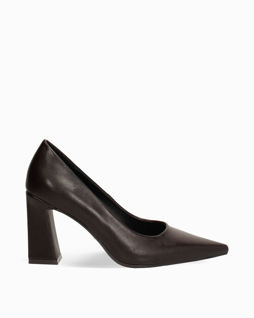 D&eacute;collet&eacute; testa di moro tacco 8,6 cm