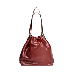 Mochila burdeos brillante con tres bolsillos, Primadonna, 265700587EUBORDUNI, 004 preview