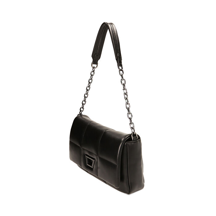 Borsa donna a tracolla matelass nera Primadonna Collection