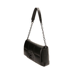 Borsa a tracolla matelassé nera, Primadonna, 225125027EPNEROUNI, 002 preview