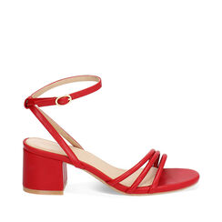 Sandale à talon femme rouge chic, Primadonna, 252770377EPROSS035, 001a