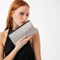 Pochette argento con pietre scintillanti, Primadonna, 275108878LPARGEUNI, 002a