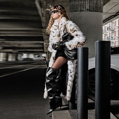 CLOTHING LONG FUR FUR PANE, Primadonna, 262909537FUPANEUNI, 002 preview