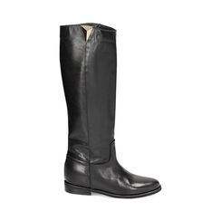 Bottes noires en cuir, Primadonna, 23L620010PENERO035, 001a