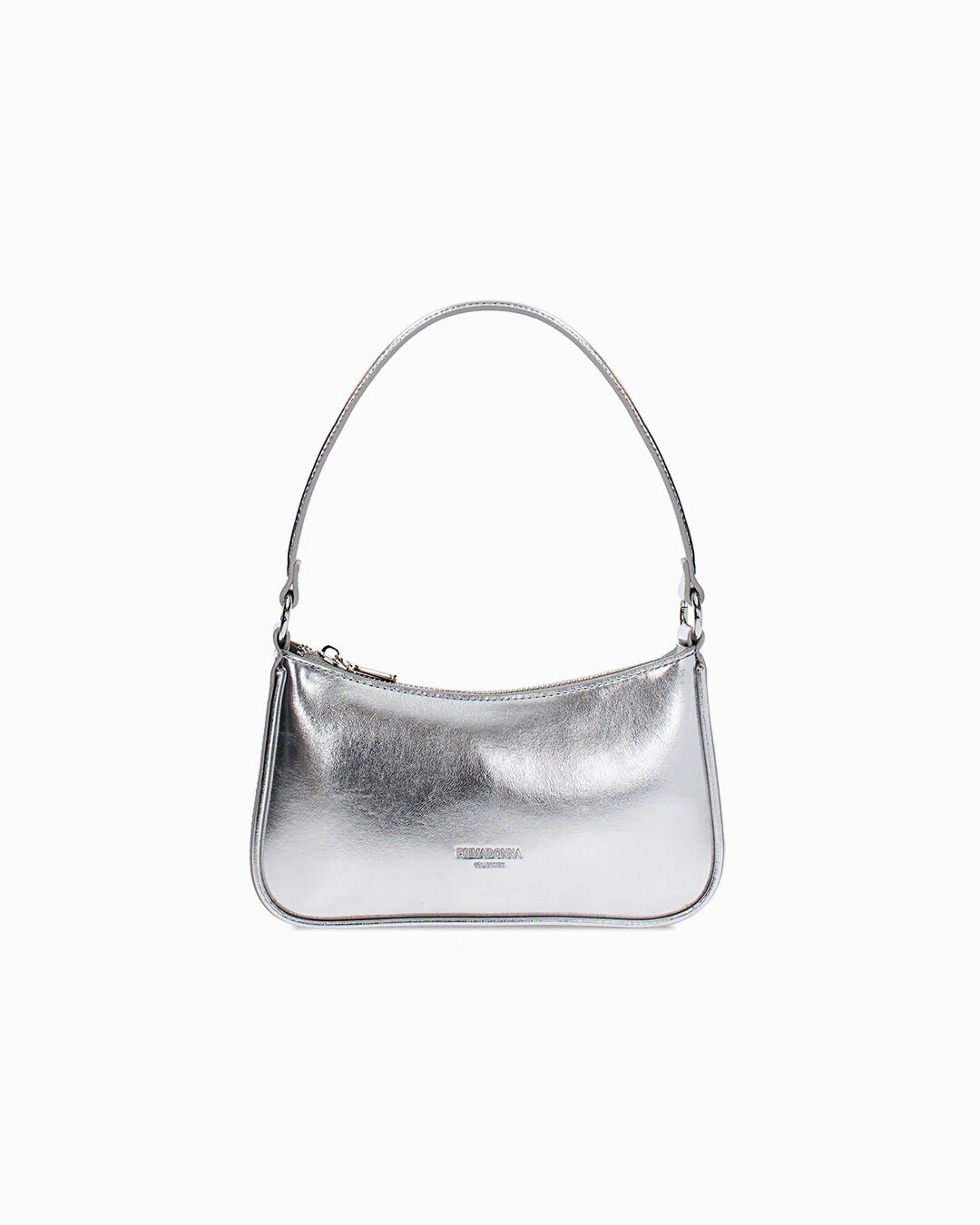 Mini bag argento tracolla removibile