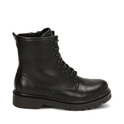 Anfibio nero, tacco in gomma 3 cm, Primadonna, 240685302EPNERO035, 001a